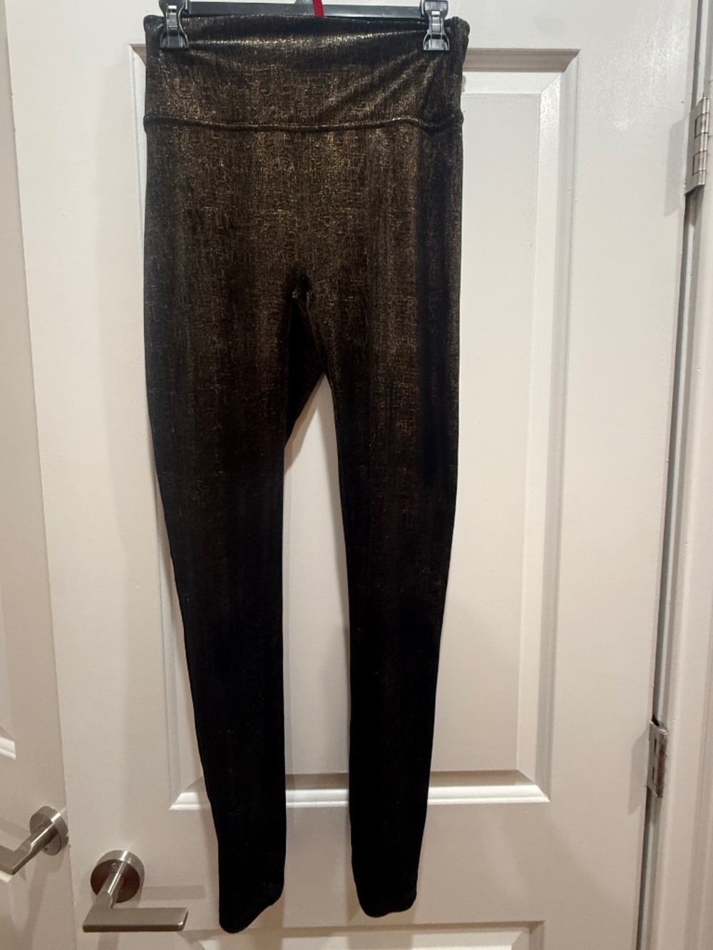 SPANX Shimmer High-Waisted Leggings – Size Medium